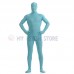 Full Body  Sky blue Lycra Spandex Bodysuit Solid Color Zentai  suit Halloween Fancy Dress Costume 